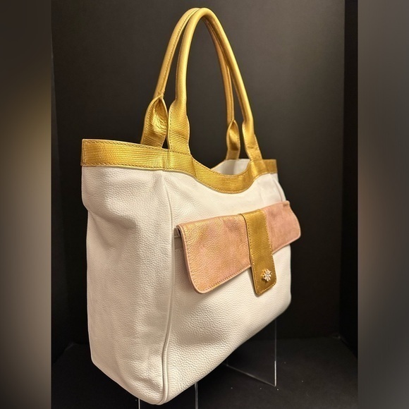 Lilly Pulitzer Handbags - Rare Up Cycled Lilly Pulitzer Leather Bag